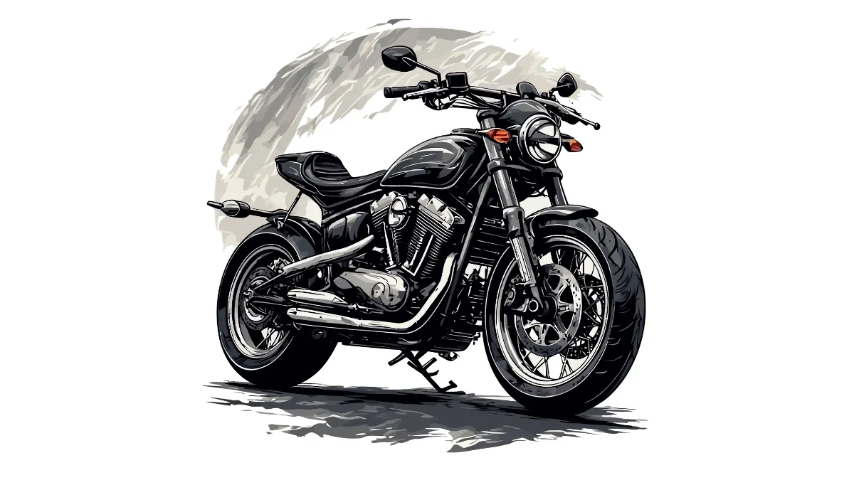 バイクのイラスト